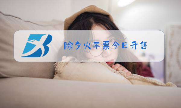 除夕火车票今日开售 小说图片